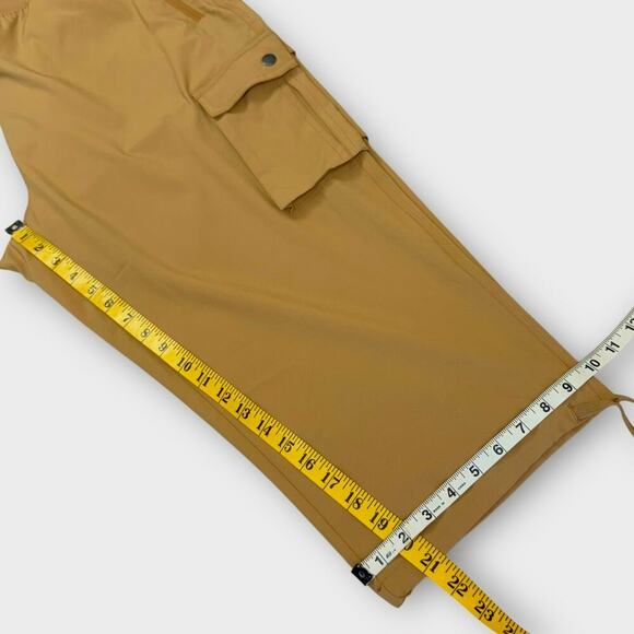 Soothfeel Capri Cargo High Waist Hiking Pants Travel Lightweight Size XXL Khaki - Picture 15 of 16
